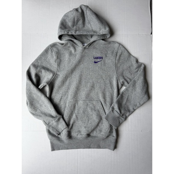 Nike Other - Nike NBA Los Angeles Lakers Hoodie Grey Men's Xs Embroidered